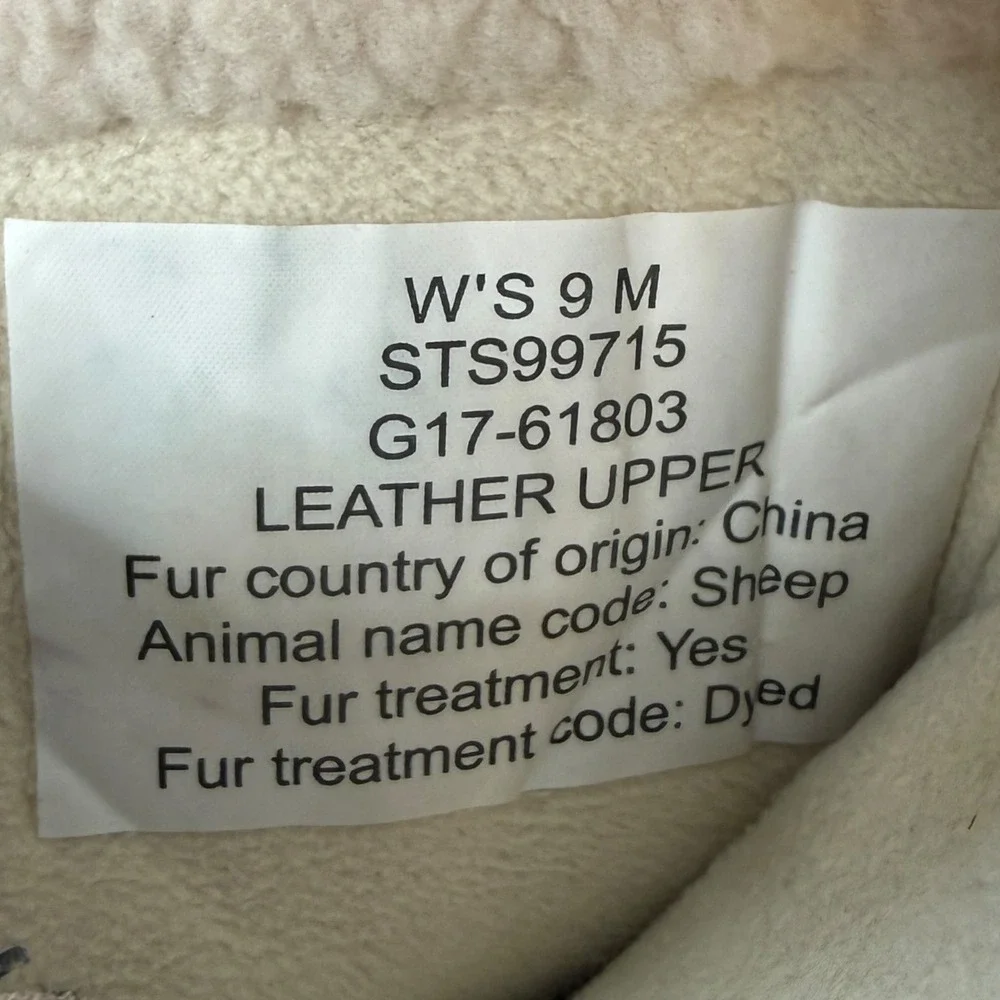 Sperry‎ Saltwater Misty Thinsulate Duck Boot 9 M Brown Navy Leather Shearling